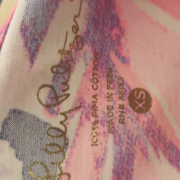 Lilly Pulitzer MERRIT DRESS True Blue Paradise Point Size Xs - Picture 4 of 7